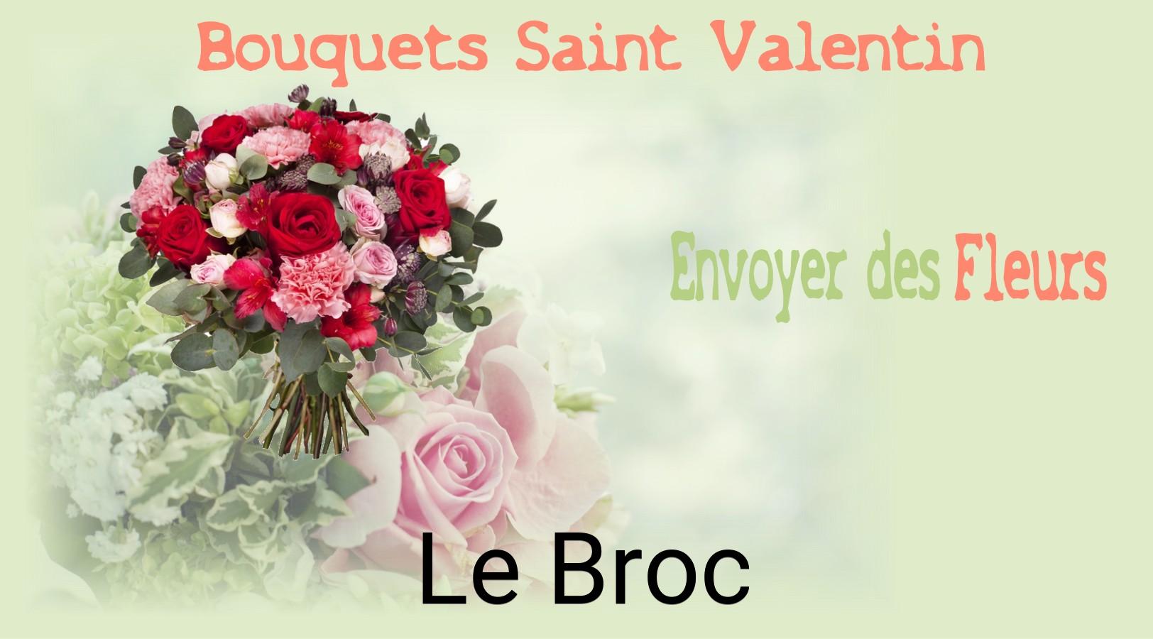 Roses de Saint-Valentin livrées à Le Broc